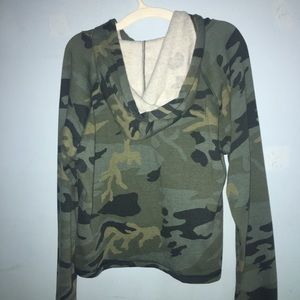 Camo sweater